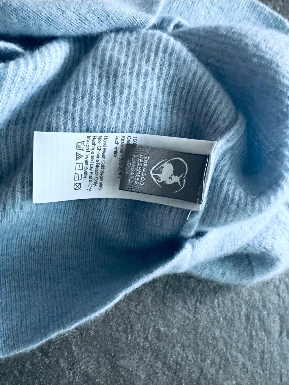 J.Crew Collection 100% Cashmere Cropped Cardigan Women’s XS Light Blue - Picture 8 of 13